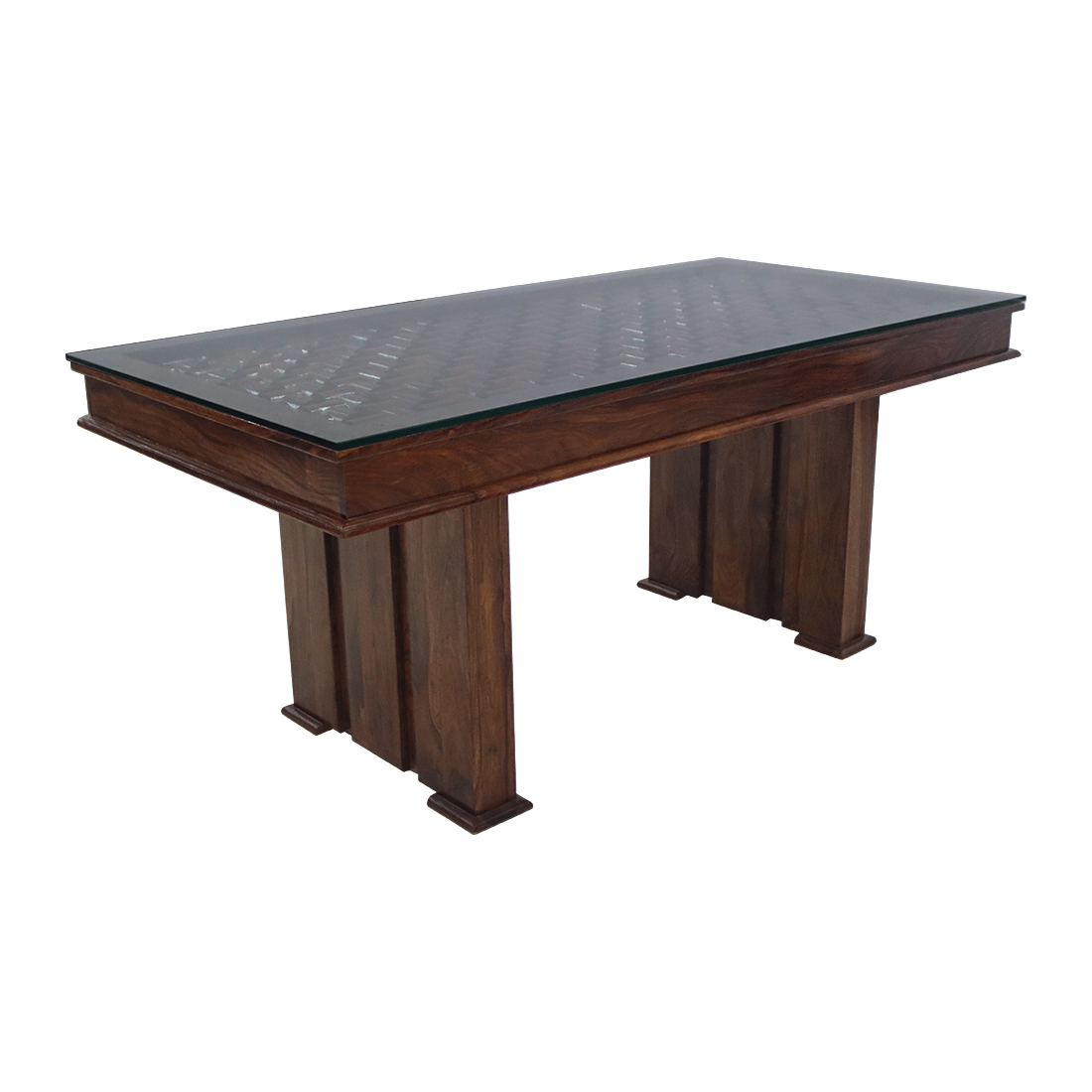 Aaram By Zebrs Brown Designer Dining Table Set