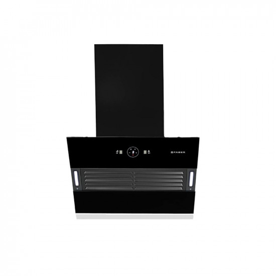 Faber 60 cm 1200 m3hr Slant Filterless Auto Clean Chimney 12Yr Warranty on Motor2Yr Comprehensive Italian Design HOOD VERTIGO FL SC AC BK 60 Touch  Gesture Control Black
