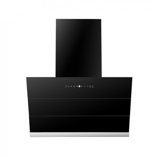 Faber 60 cm 1350 m³/HR Auto-Clean Angular Kitchen Chimney (Hood Zenith FL SC AC BK 60, Filterless Technology, Touch Control, Black)