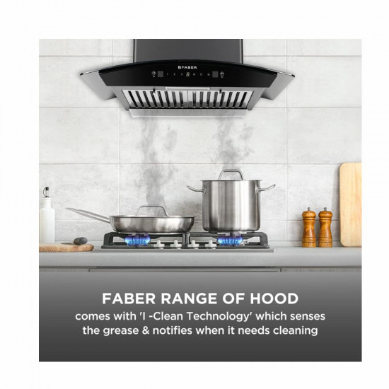 Faber 60 cm 1500 m┬│ hr Autoclean Kitchen Chimney