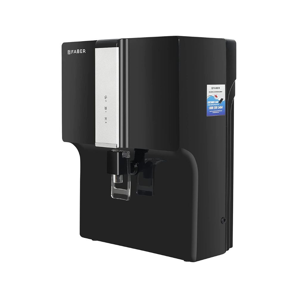 Faber 7 Liters, UV+UF+Alkaline Water purifier (FWP XUV 8000) with 7 stage purification, Black