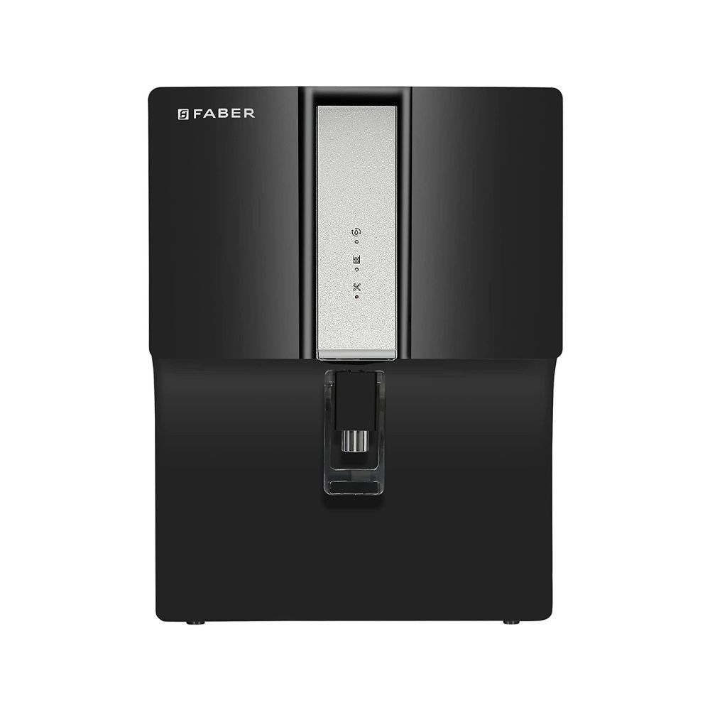 Faber 7 Liters, UV+UF+Alkaline Water purifier (FWP XUV 8000) with 7 stage purification, Black