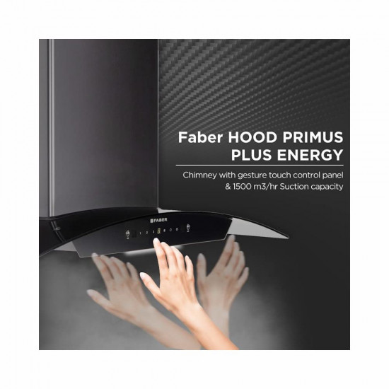 Faber 90 cm 1500 m┬│ hr Autoclean Kitchen Chimney