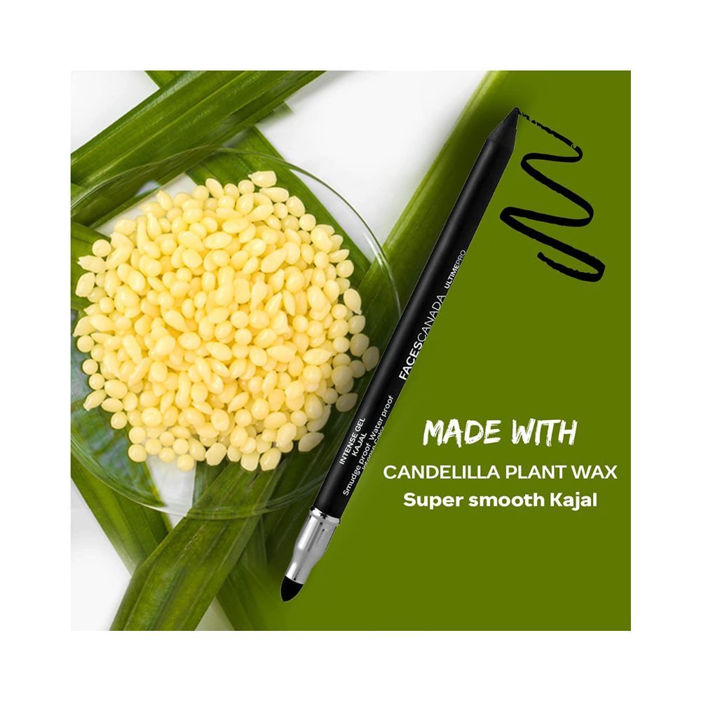 Faces Canada Ultime Pro Intense Gel Kajal 1.2 g With Free Sharpener