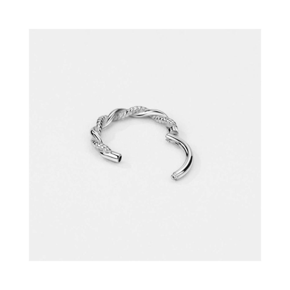 FANSING 18g 8mm Nose Rings for Women 316L Surgical Steel Nose Hoop 18 Gauge Pierced Rings