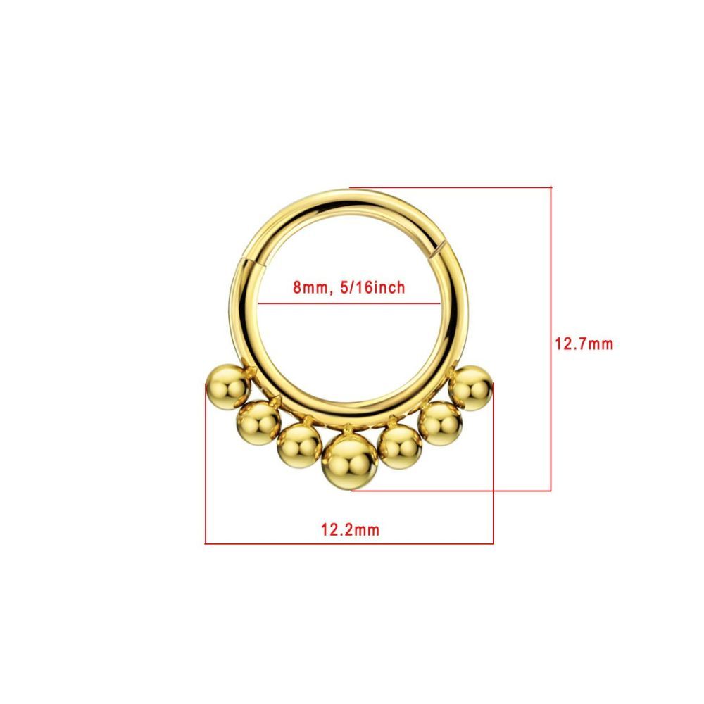 FANSING 316L Surgical Steel Piercing Rings