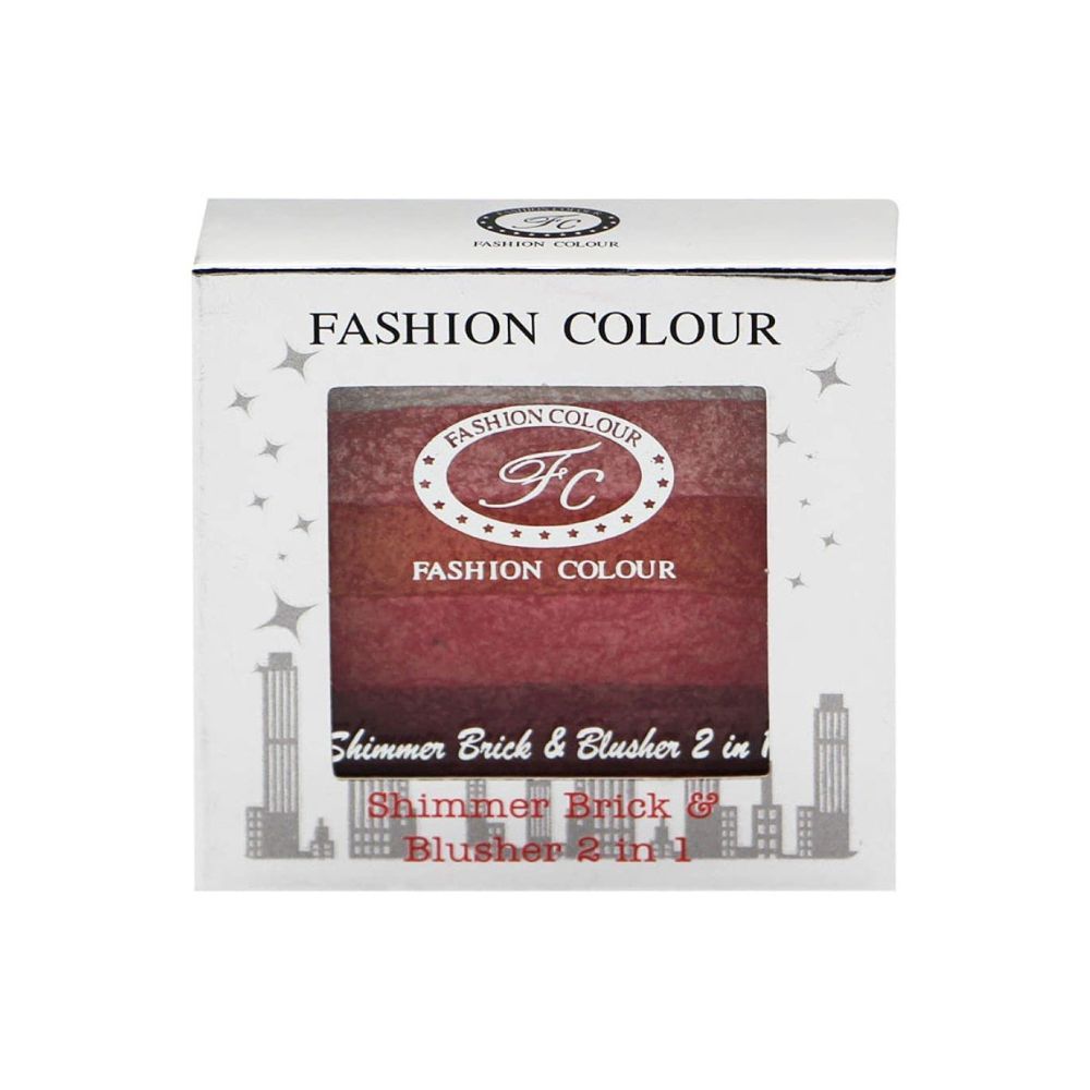 Fashion Colour Shimmer Brick and Blusher 2 in 1