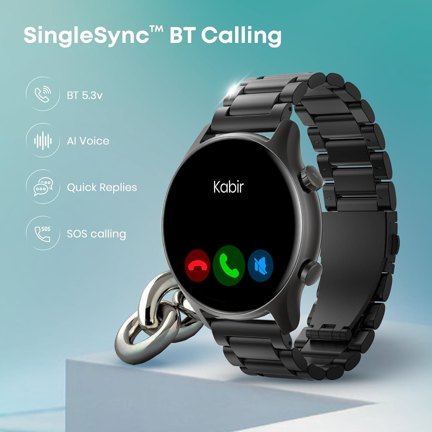 Fastrack Astor FR2 Pro Smartwatch with 143 AMOLED Display with 466  466 Pixel ResolutionSingleSync BT CallingAI Voice Assistant100 Sports Modes and WatchfacesUpto 5 Day BatteryIP68