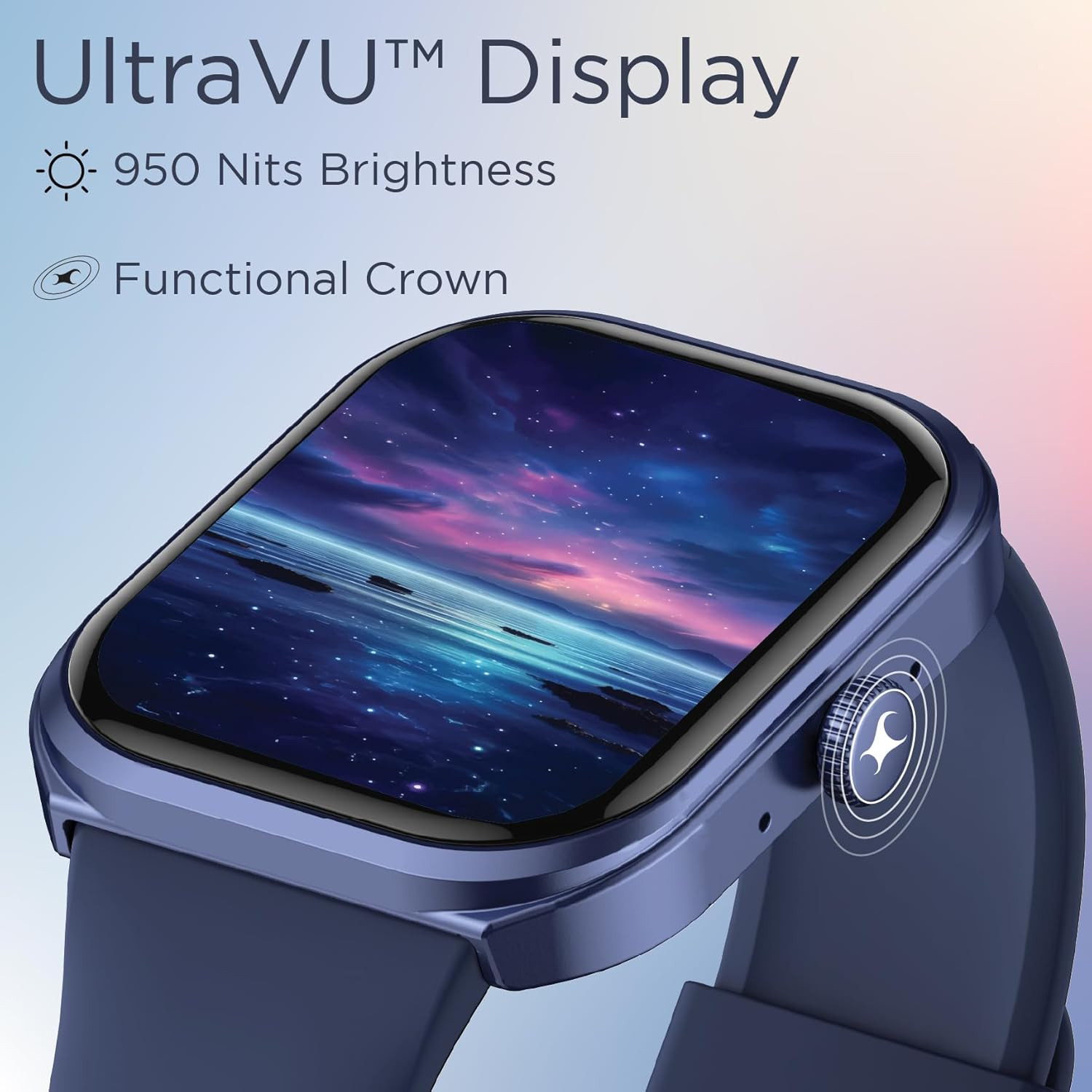Fastrack Limitless FS2 Smartwatch201 UltraVU DisplayFunctional CrownSingleSync BT CallingNitro Fast Charging110 Sports Modes200 WatchfacesUpto 7 Day Battery AI Voice Assitant