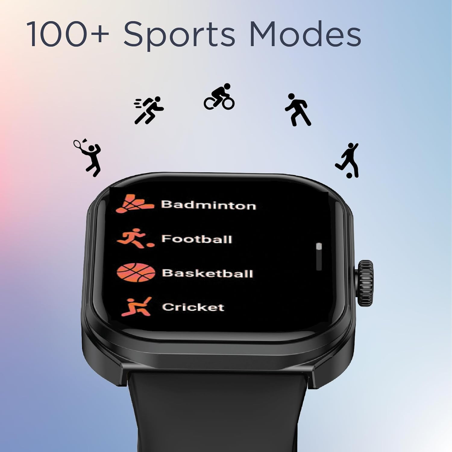 Fastrack Limitless FS2 Smartwatch201 UltraVU DisplayFunctional CrownSingleSync BT CallingNitro Fast Charging110 Sports Modes200 WatchfacesUpto 7 Day Battery AI Voice Assitant