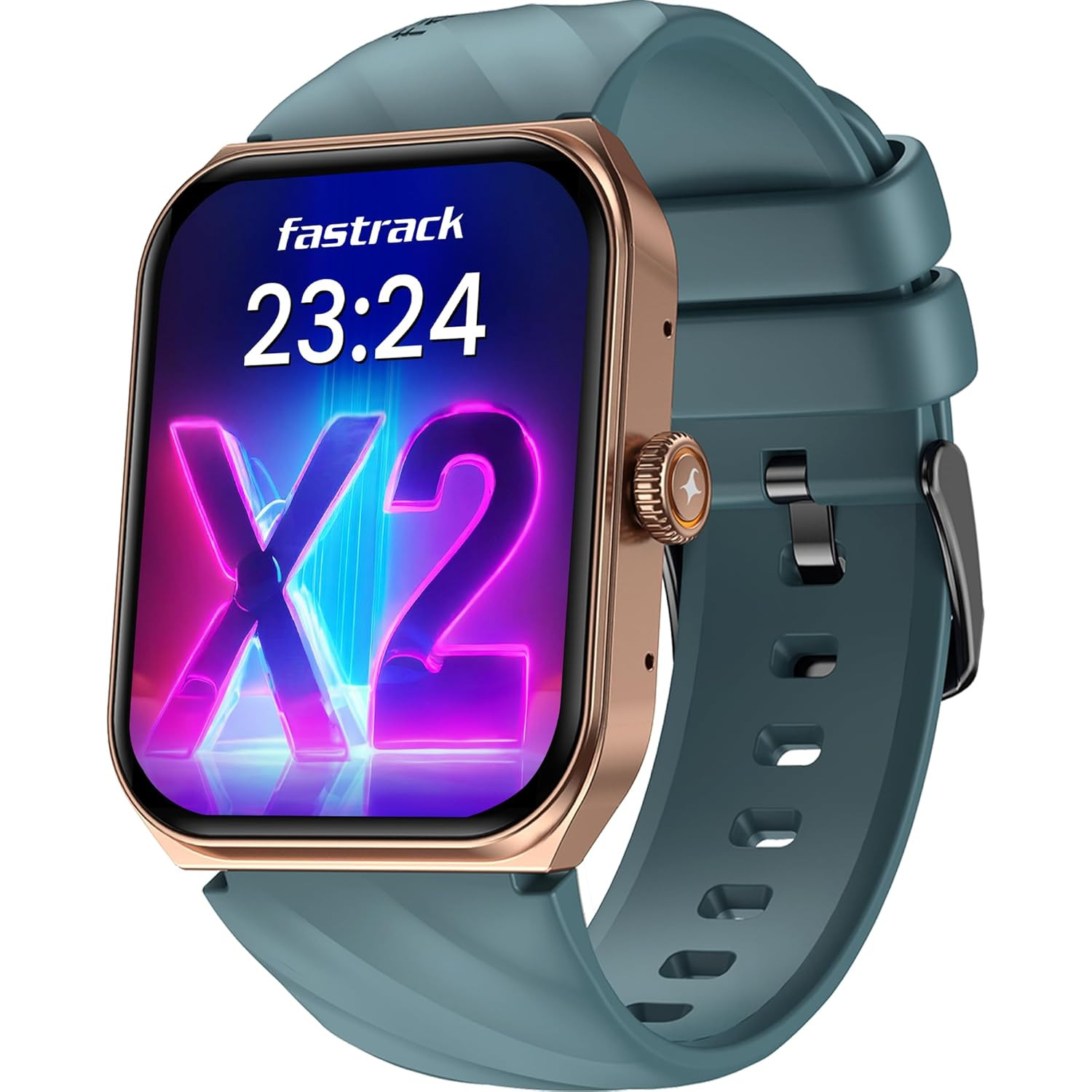 Fastrack New Limitless X2 Smartwatch191 UltraVU with Rotating Crown60 Hz Refresh RateAdvanced ChipsetSingleSync BT CallingNitroFast Charge100 Sports Mode  WatchfacesUpto 5 Day BatteryIP68