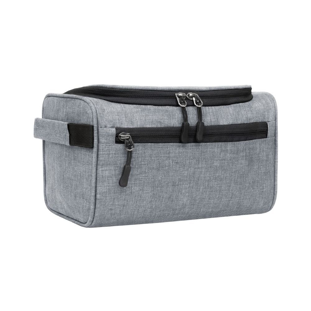 FATMUG Oxford 6 Cms Cosmetic Pouch (S_600132SWBGA1_Light Grey)