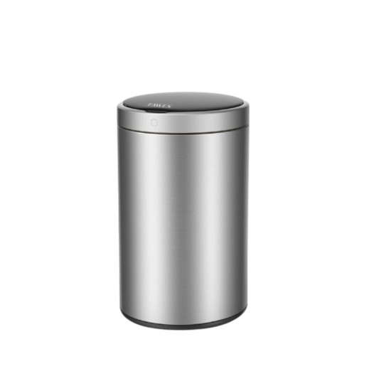 FAWES Automatic Sensor Dustbin Touch-Free Motion, Stainless Steel for Home, Office, Bathroom, Kitchen etc - 12 Litre (Silver)