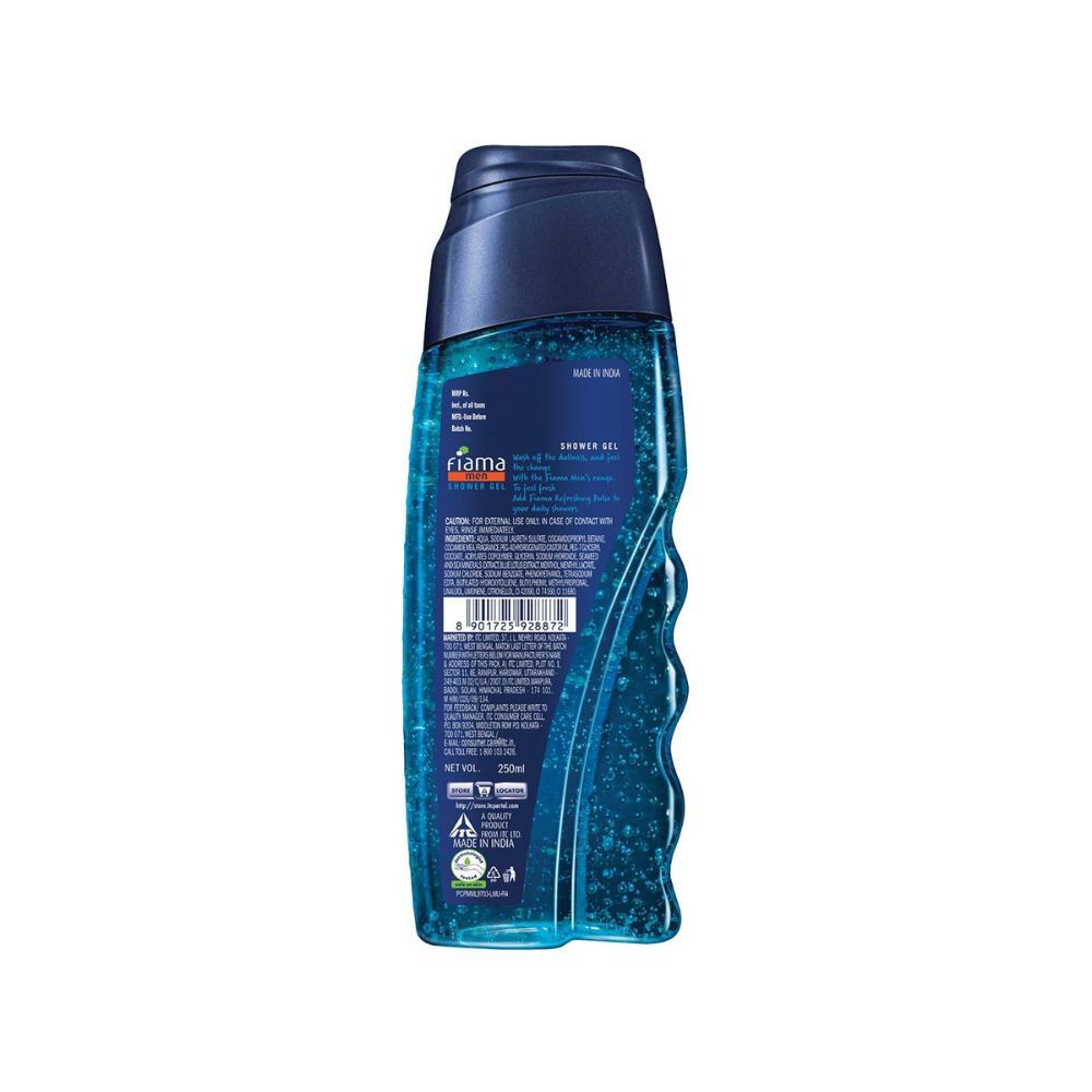 Fiama Men Refreshing Pulse Shower Gel, with skin conditioners
