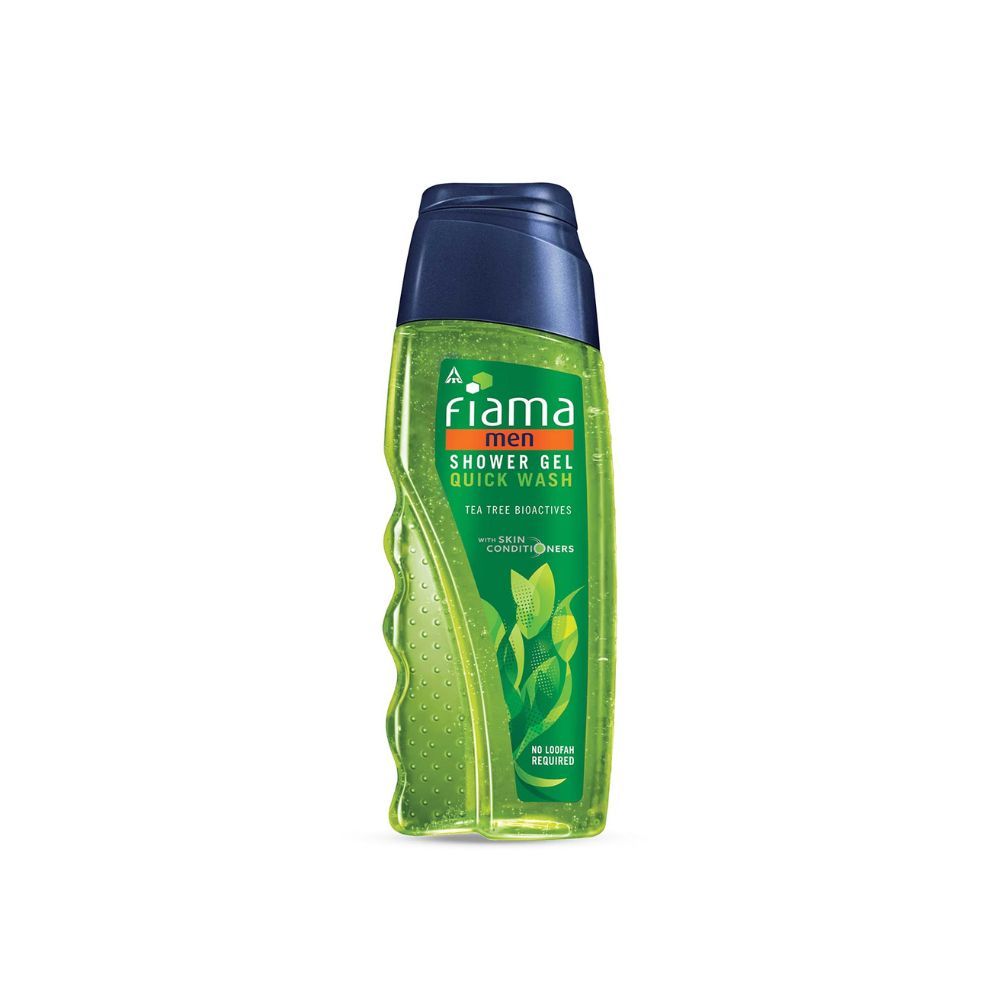 Fiama Men Shower Gel Quick Wash, Body Wash With Skin Conditioners For Moisturised Skin, 250ml Bottle
