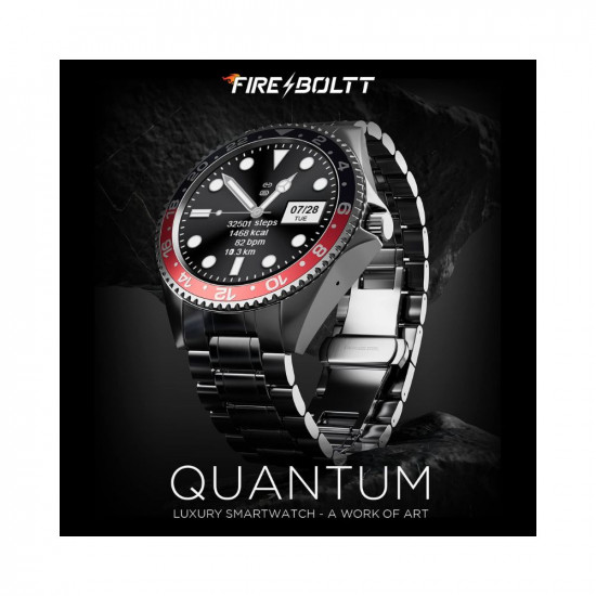 Fire-Boltt Quantum Luxury Stainless Steel Design 1.28