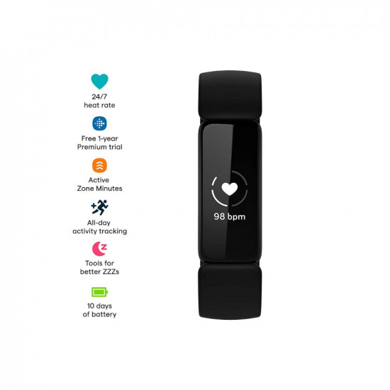 Fitbit Inspire 2 Health & Fitness Tracker with a Free 1-Year Premium Trial