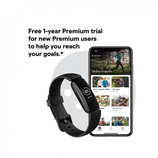 Fitbit Inspire 2 Health & Fitness Tracker with a Free 1-Year Premium Trial