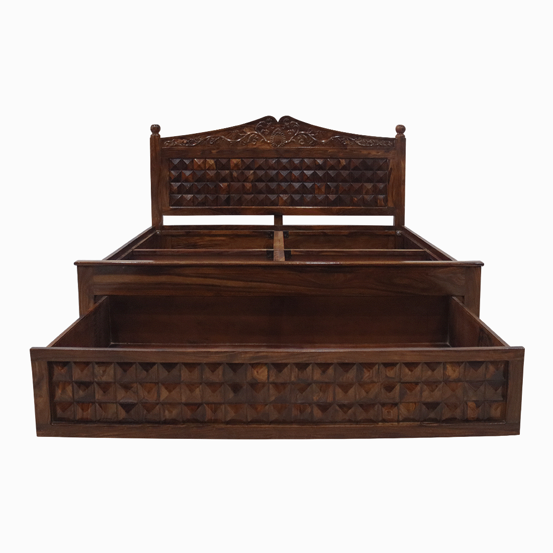 AARAM By Zebrs Furniture House Double Bed with Box Storage