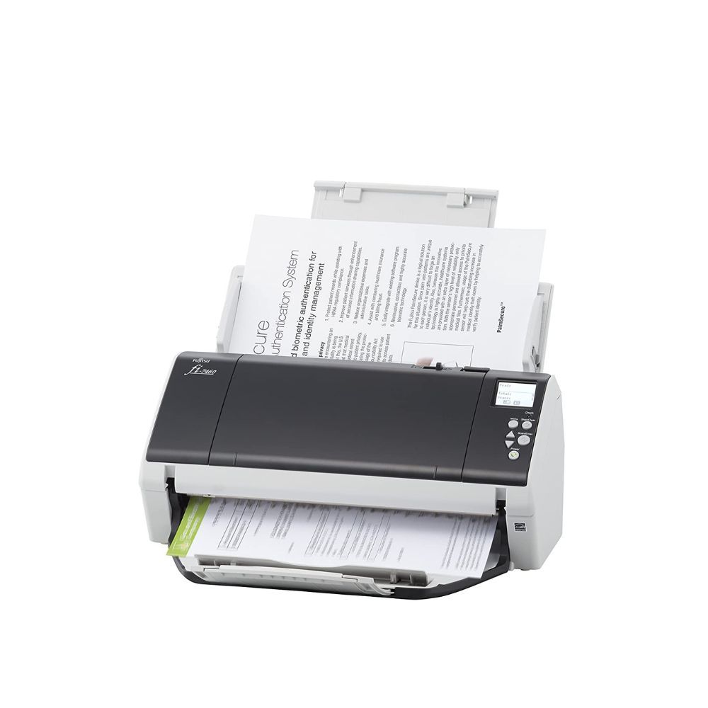 Fujitsu fi-7460 Sheetfed Scanner - 600 dpi Optical - 24-bit Color - 10-bit Grayscale - 60 - 60 - Duplex Scanning - USB