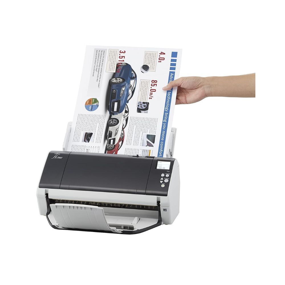Fujitsu fi-7460 Sheetfed Scanner - 600 dpi Optical - 24-bit Color - 10-bit Grayscale - 60 - 60 - Duplex Scanning - USB