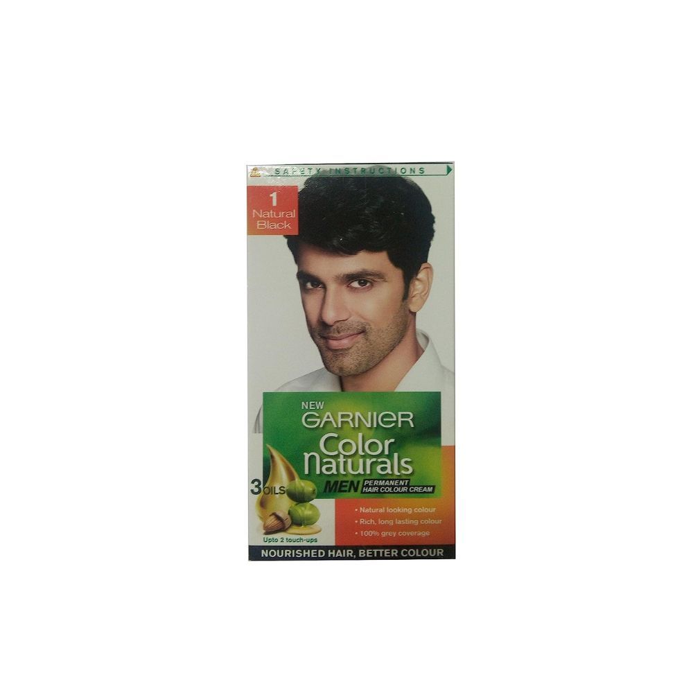 Garnier Color Naturals Men Natural Black Shade 1(pack of 2)