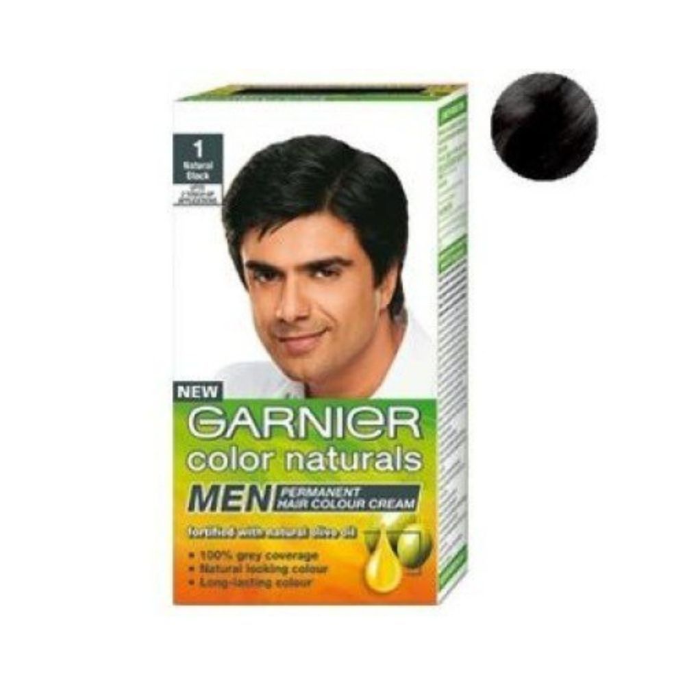 Garnier Color Naturals Men Natural Black Shade 1(pack of 2)