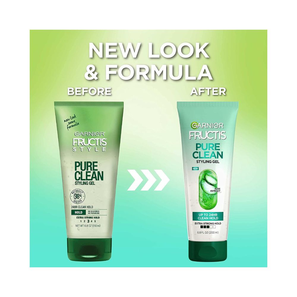 Garnier Fructis Style Pure Clean Styling Gel, 200ml