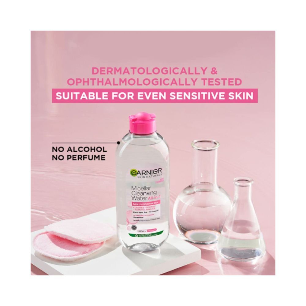 Garnier Skin Naturals, Cleansing Water, Hydrating & Soothing, Micellar Cleansing Water, 125 ml
