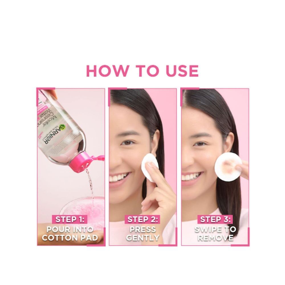 Garnier Skin Naturals, Cleansing Water, Hydrating & Soothing, Micellar Cleansing Water, 125 ml