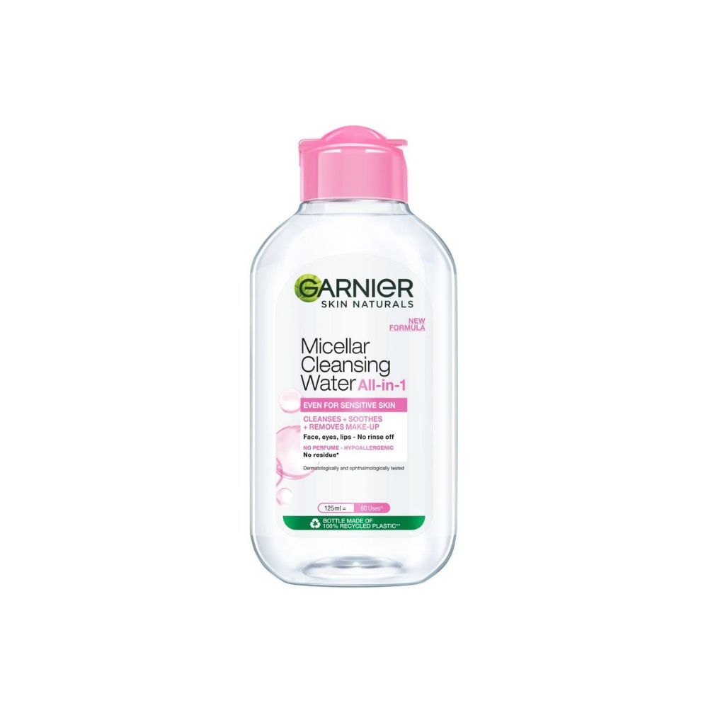 Garnier Skin Naturals, Cleansing Water, Hydrating & Soothing, Micellar Cleansing Water, 125 ml