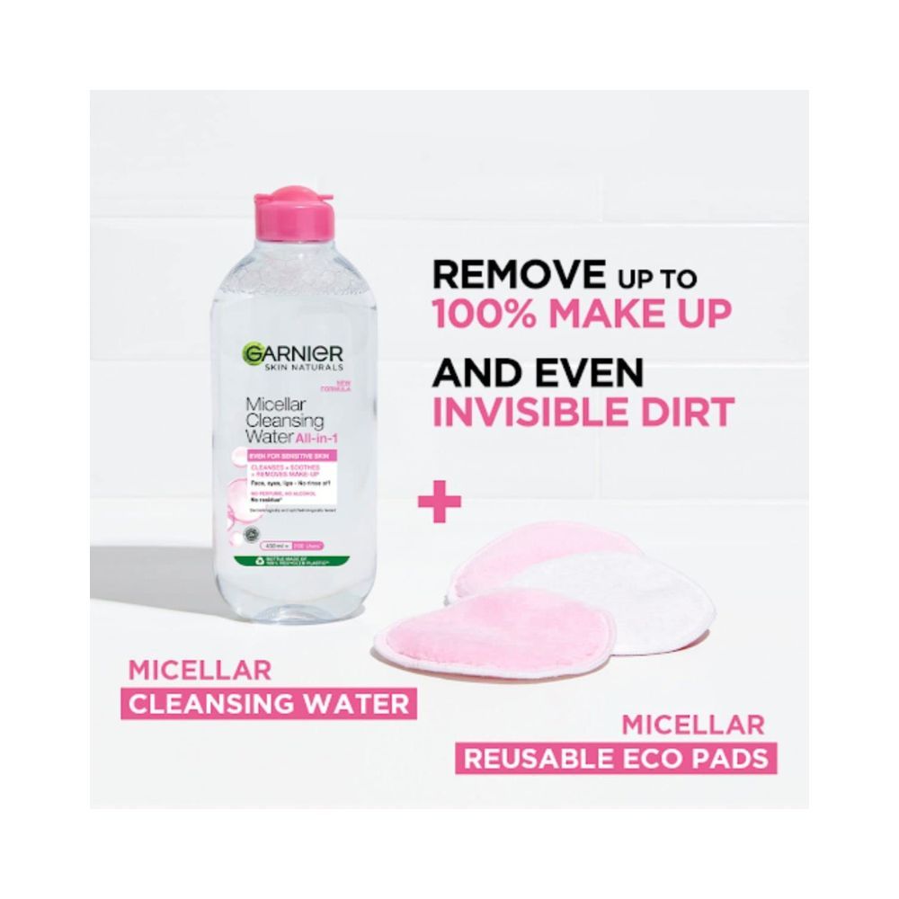 Garnier Skin Naturals, Cleansing Water, Hydrating & Soothing, Micellar Cleansing Water, 125 ml