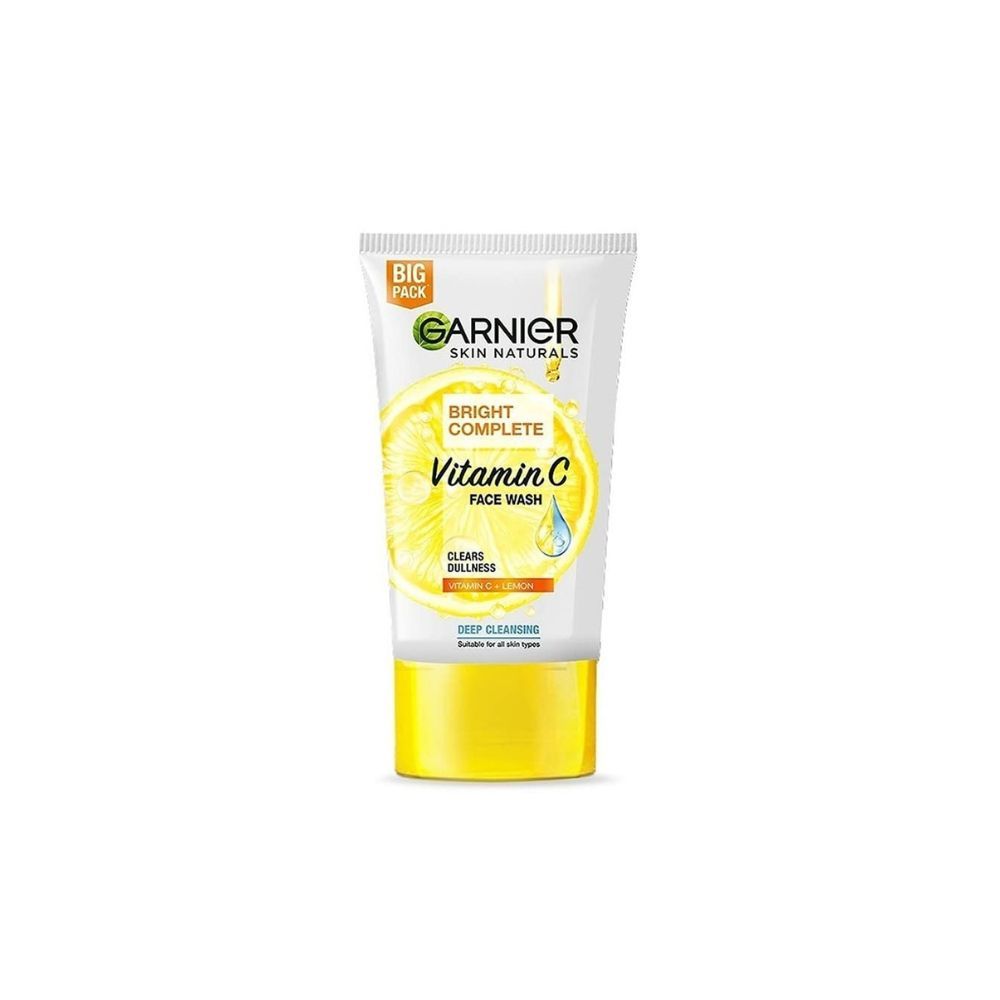 Garnier Skin Naturals, Facewash, Cleansing and Brightening, Bright Complete, 150 g