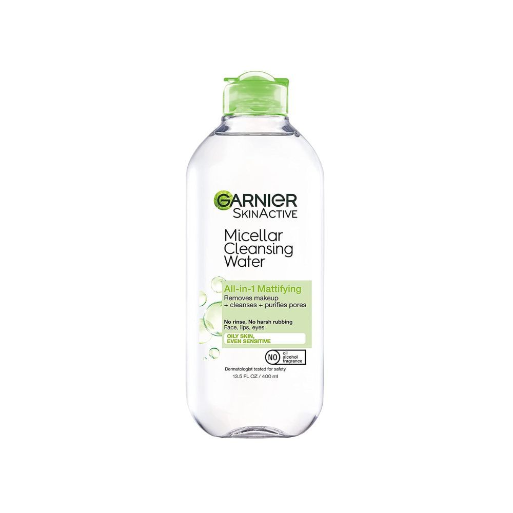 Garnier SkinActive Micellar Cleansing Water All-in-1 Cleanser & Makeup Remover, 13.5 Ounce