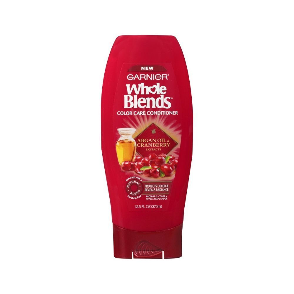 Garnier Whole Blends Color Care Conditioner with Argan Oil & Cranberry Extracts, 12.5 Fluid Ounce