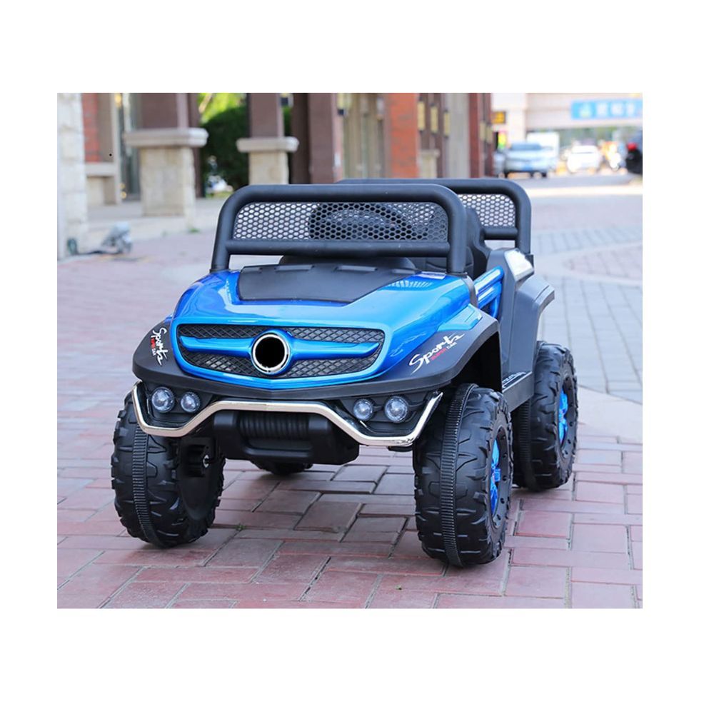 GettBoles 2288 Painted Battery Operated Ride on Jeep for Kids- Electrical Car with Manual Drive