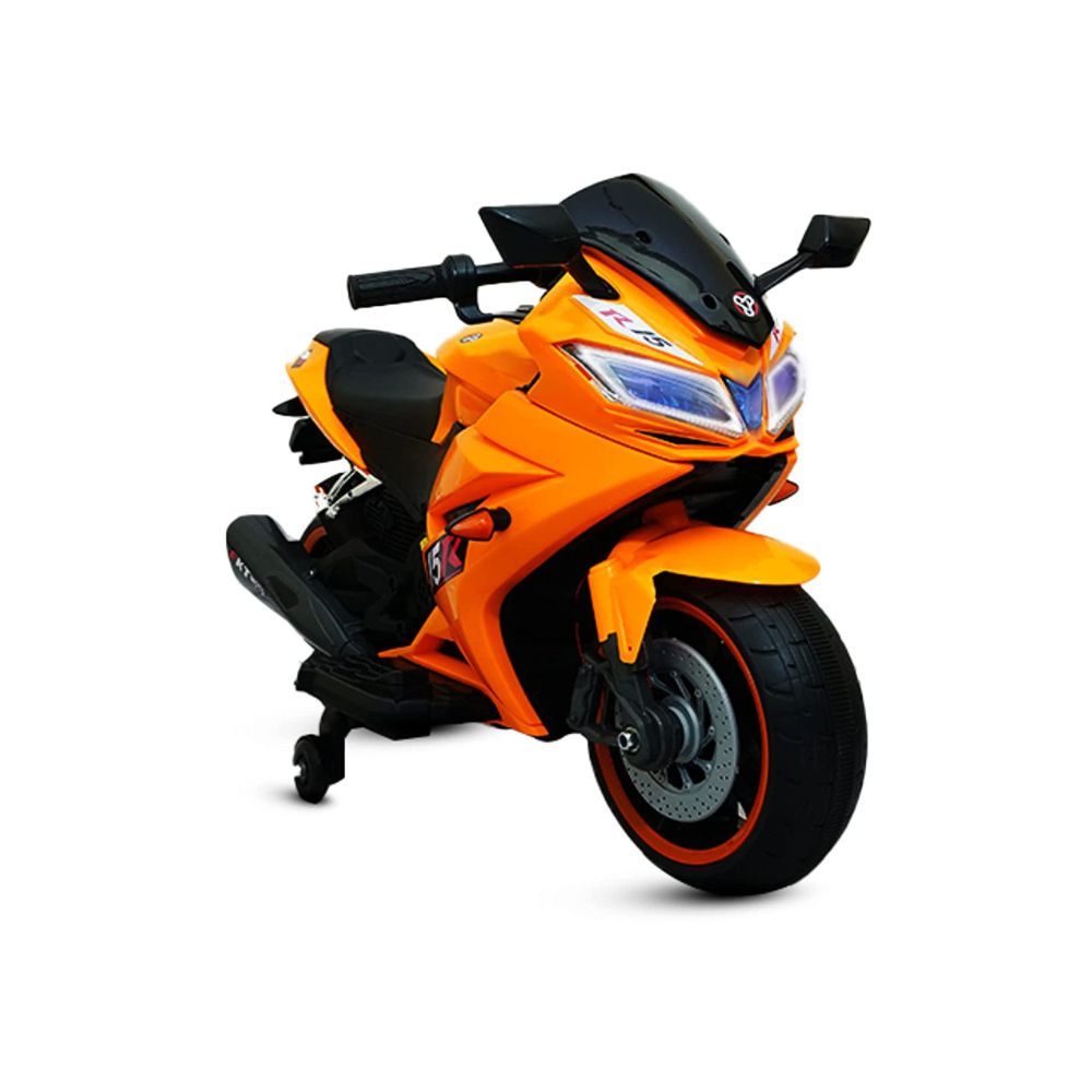 GettBoles 6666 Battery Operated Kids Electric Ride on Bike with Music