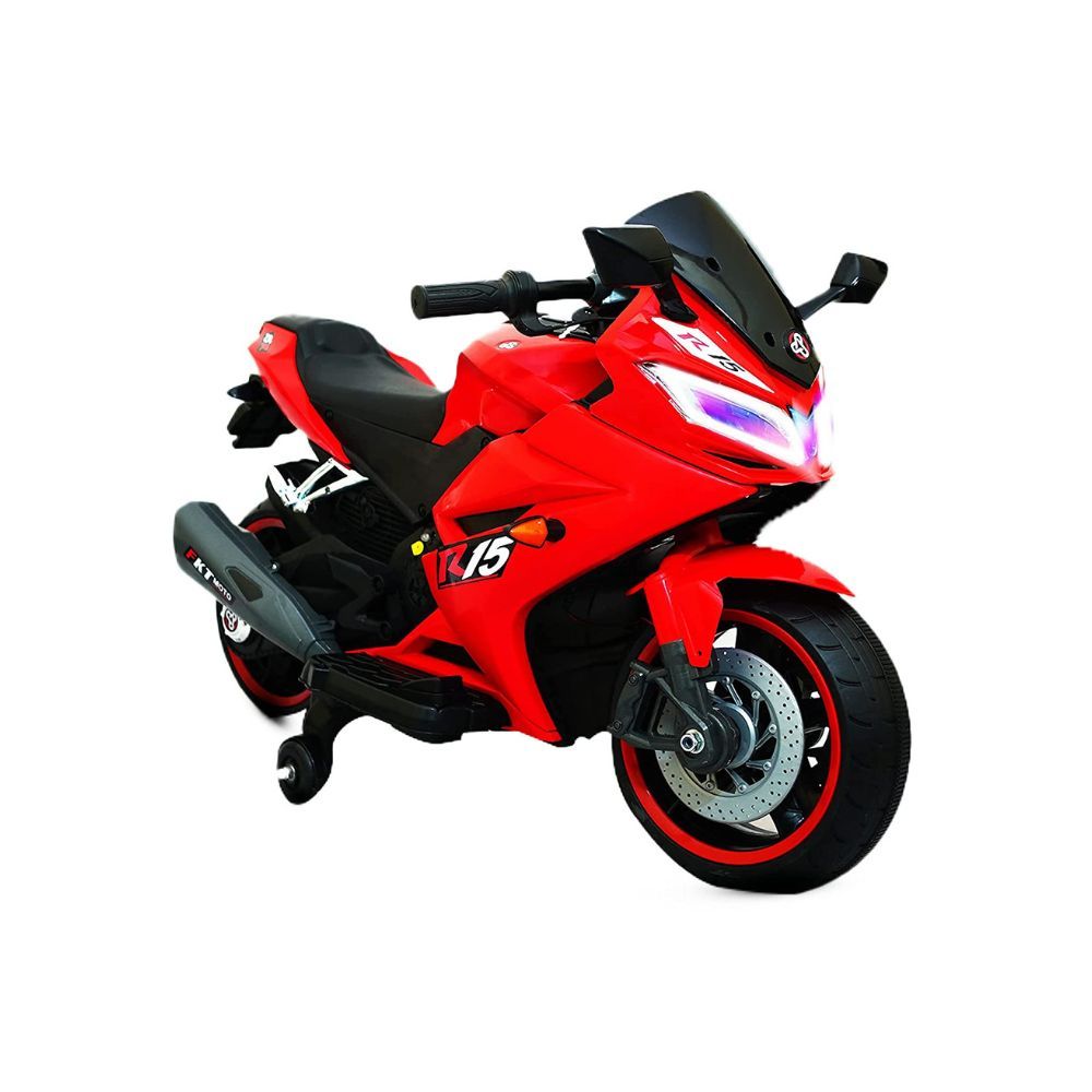 GettBoles 6666 Battery Operated Kids Electric Ride on Bike with Music