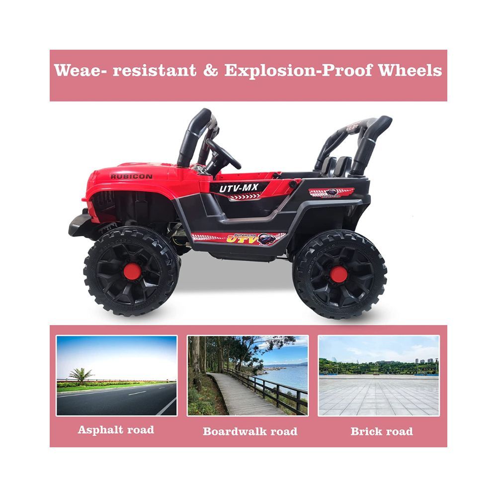 GettBoles 908 Electric Ride on Jeep for Kids