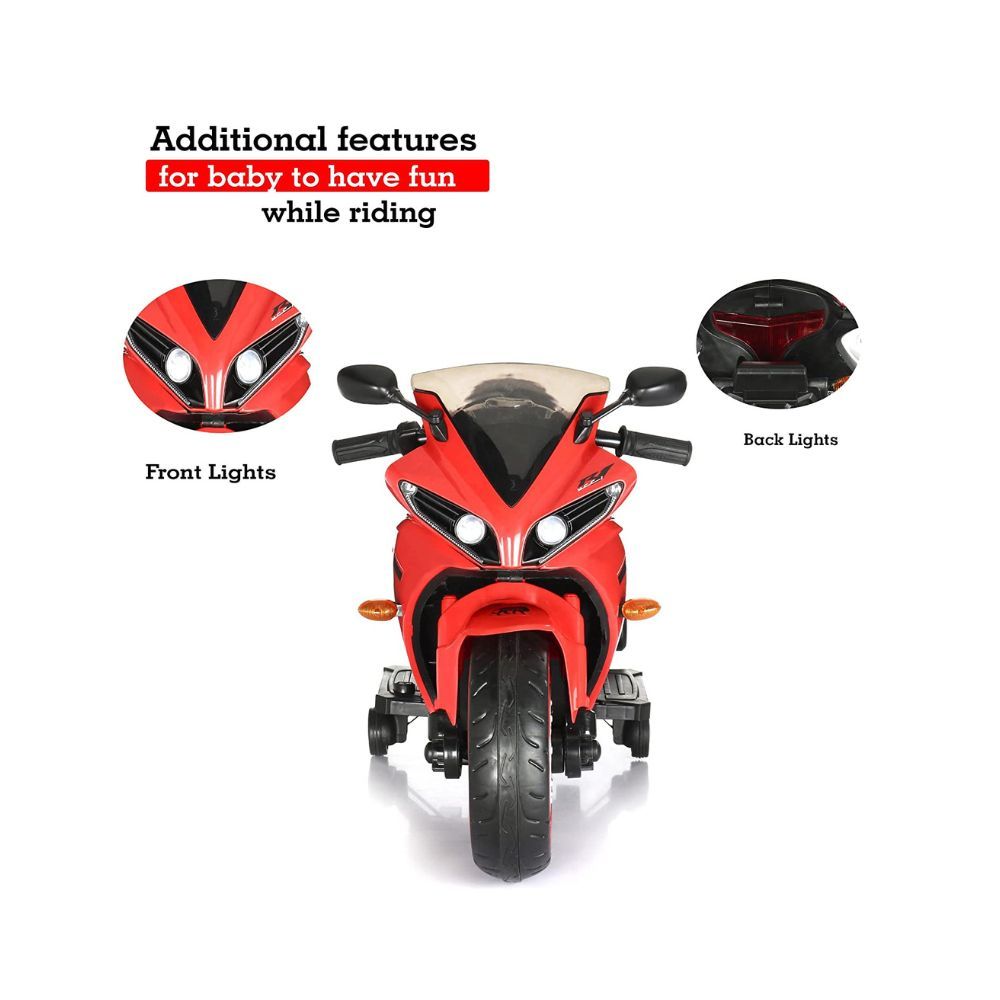 GettBoles Rapid Racer 12V Battery Operated Ride on Bike for Kids of Age 2.5 to 8 Years