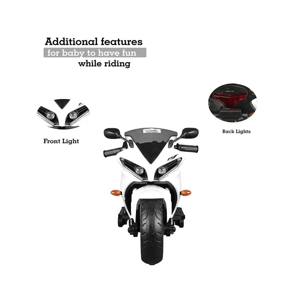 GettBoles Rapid Racer 12V Battery Operated Ride on Bike for Kids of Age 2.5 to 8 Years