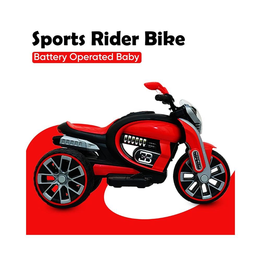 GettBoles Struder Battery Bike for Kids- Electric Rechargeable Bike for Children of Age 2 to 4 Years (Red)