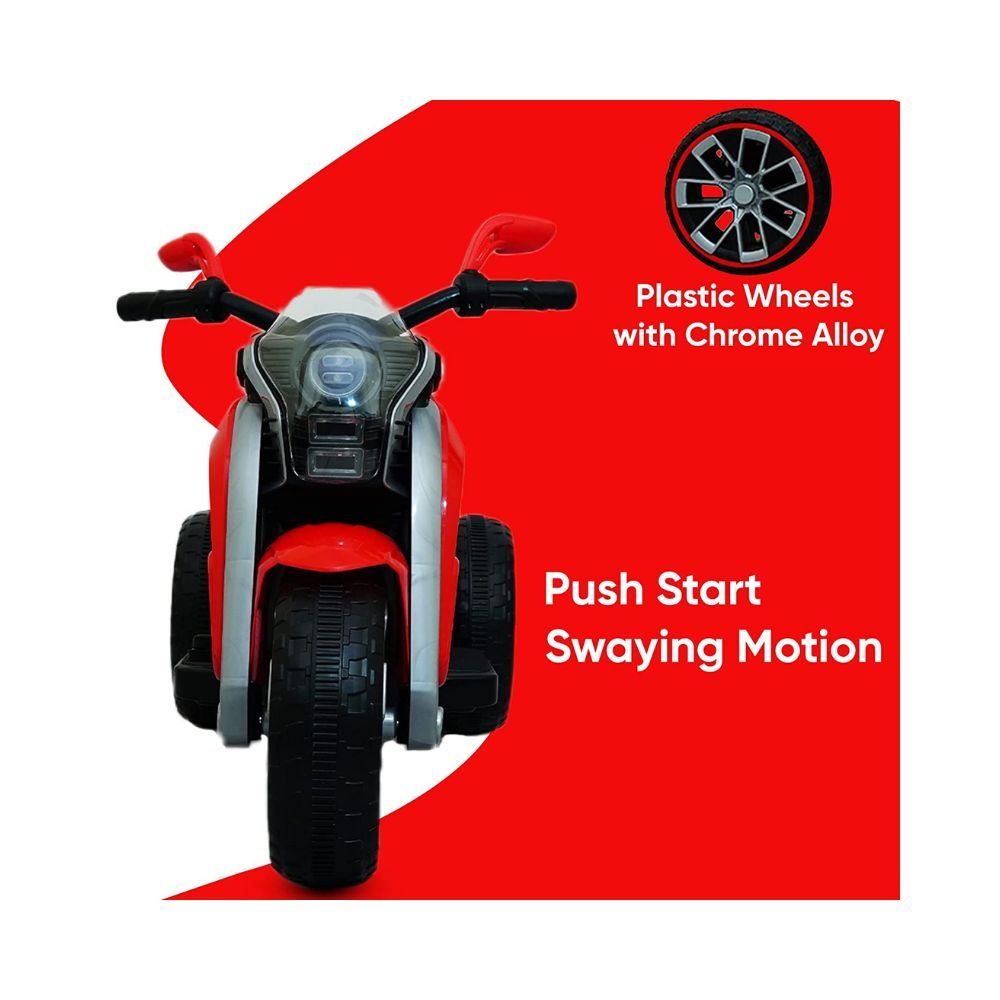 GettBoles Struder Battery Bike for Kids- Electric Rechargeable Bike for Children of Age 2 to 4 Years (Red)