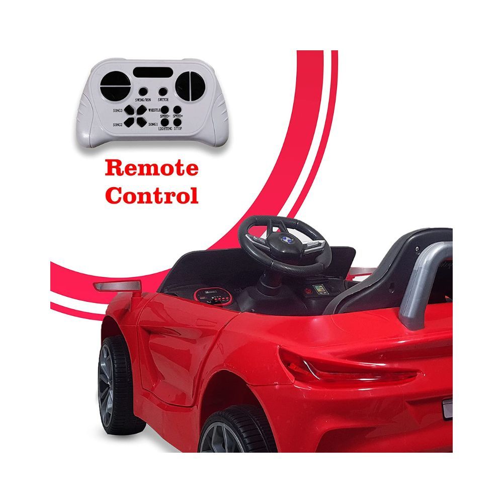 GettBoles Toxen Ride on Electric Car for Kids with Bluetooth Remote Control