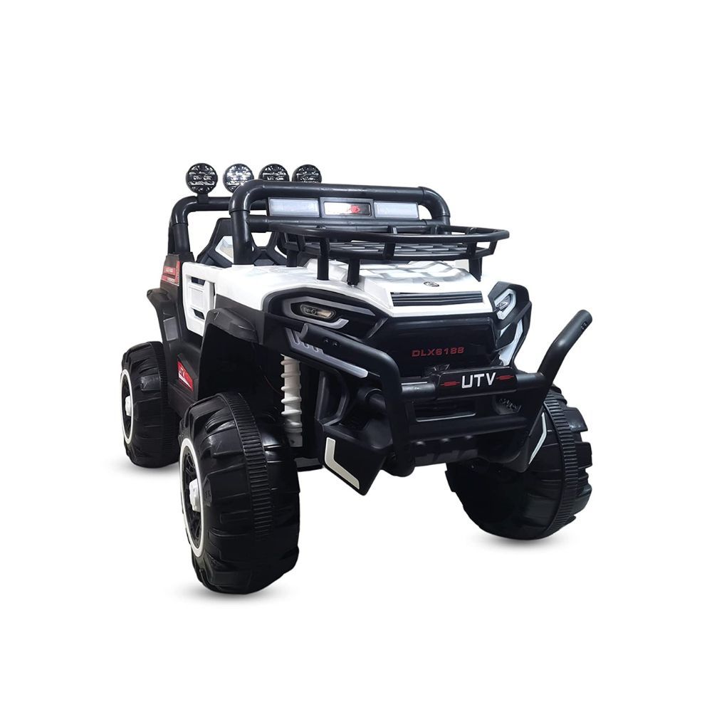GettBoles UTX 4X4 Big Wheeler Electric Rechargeable Jeep for Kids of Age 2 to 8 Years