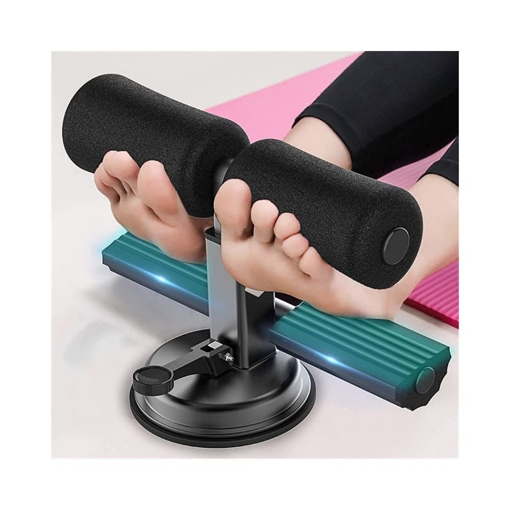 Glaceon Portable Sit Up Assistant Device with Strong Suction Cups, Adjustable Sit Up Bar