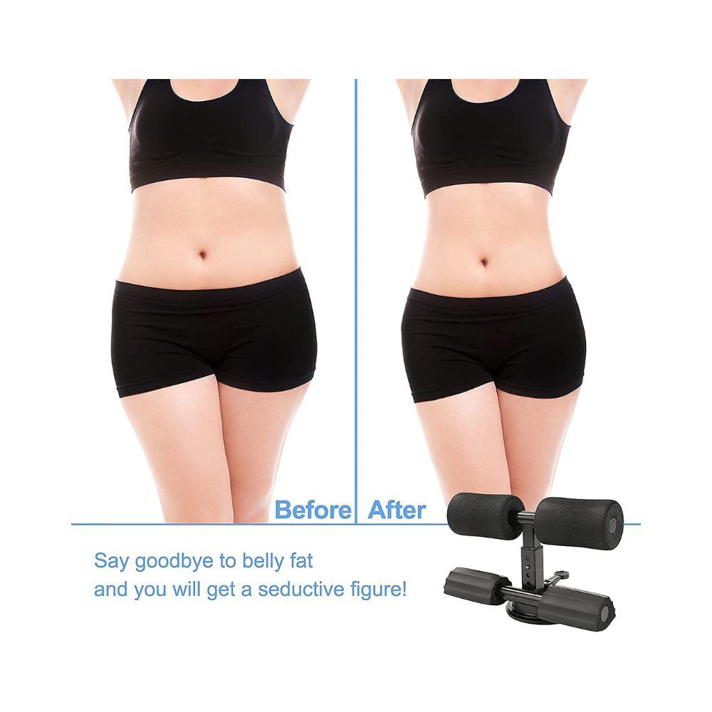 Glaceon Portable Sit Up Assistant Device with Strong Suction Cups, Adjustable Sit Up Bar