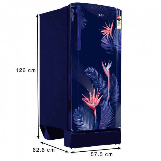 Godrej 180 L 3 Star Farm Fresh Crisper Technology With Jumbo Vegetable Tray Direct Cool Single Door Refrigerator