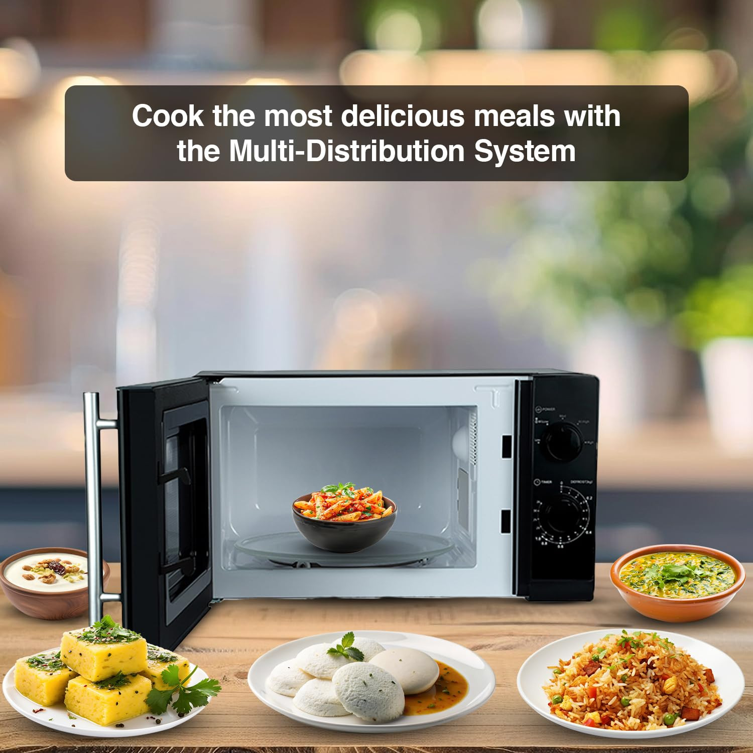Godrej 20 L 5 Years Comprehensive Warranty Multi Distribution System for Even and Faster Cooking Solo Microwave Oven With 5 Power Levels GMX 20SA2 Black