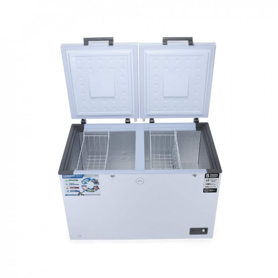 Godrej 500 L Double Door Convertible Deep Freezer (DH EPenta 525D 41 CMHT2LM RW, White, Pentacool Technology)